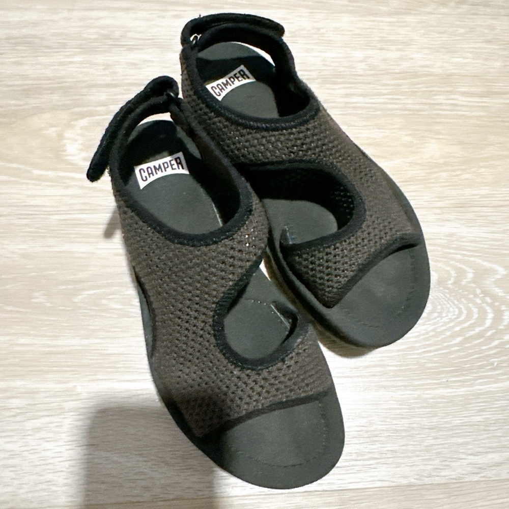 Camper Mesh platform sandals